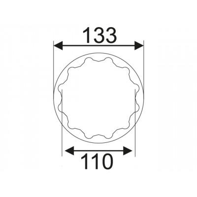 Головка ступична 110мм IVECO 5250 JTC Головка ступична 110мм IVECO 5250 JTC
