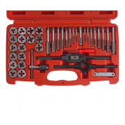 Набор метчиков и плашек метрических 40ед. 3432A JTC