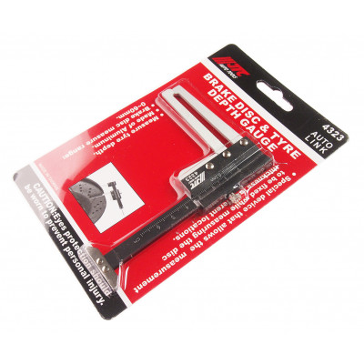 Штангенциркуль для гальмівних дисків та вимірювання глибини протектора шин 4323 JTC Штангенциркуль для гальмівних дисків та вимірювання глибини протектора шин 4323 JTC