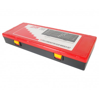 Набор ключей рожково-накидных с трещоткой 8-19мм 14ед. K6141 JTC Набор ключей рожково-накидных с трещоткой 8-19мм 14ед. K6141 JTC