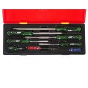 Набор отверток PH0-PH3, SL3.0-SL8.0 цельнометаллических 8ед. K7082 JTC