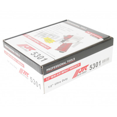 Гайковерт пневматчний 1/2" (746Нм, 11000об/мин, 99мм, 1.36кг) 5301 JTC Гайковерт пневматчний 1/2" (746Нм, 11000об/мин, 99мм, 1.36кг) 5301 JTC