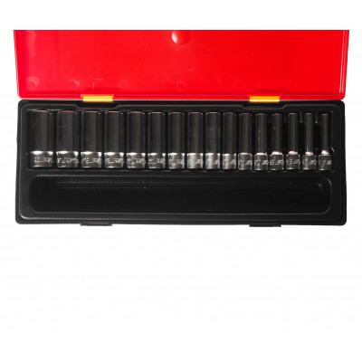 Набор головок глубоких 3/8'' 16ед. K3161 JTC Набор головок глубоких 3/8'' 16ед. K3161 JTC