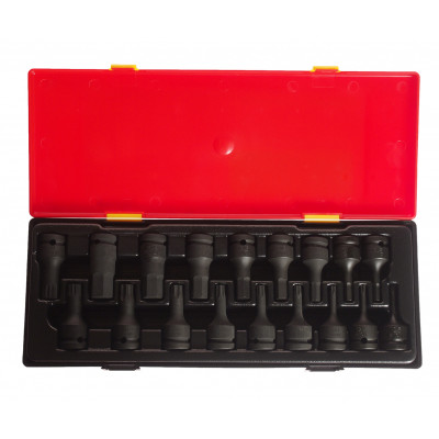 Набір головок ударних TORX, HEX, SPLINE 1/2" 18од. K4181 JTC Набір головок ударних TORX, HEX, SPLINE 1/2" 18од. K4181 JTC