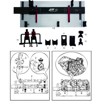 Фиксатор распредвала VW, AUDI, PORSCHE TDI 2.7, 3.0, 4.0 (T40094, T40095, T40096) 4405 JTC Фиксатор распредвала VW, AUDI, PORSCHE TDI 2.7, 3.0, 4.0 (T40094, T40095, T40096) 4405 JTC