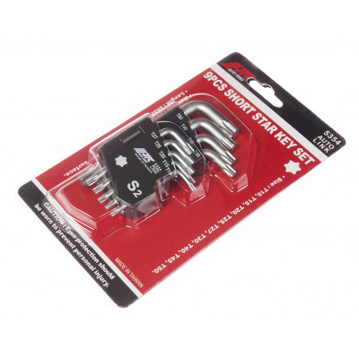 Набір кутових ключів TORX Т10-Т50 9од. 5354 JTC Набір кутових ключів TORX Т10-Т50 9од. 5354 JTC