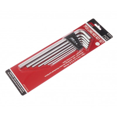 Набор угловых ключей HEX 2.5-10мм удлиненных 7ед. 5351 JTC Набор угловых ключей HEX 2.5-10мм удлиненных 7ед. 5351 JTC