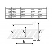 Заклёпка резьбовая алюминиевая 5мм 10шт. 2065 JTC