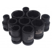 Набор головок для поврежденных болтов и гаек 10ед. 7865 JTC