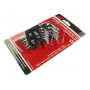 Набор угловых ключей пятилучевых ТS10-ТS50 9ед. (с отвертием) 5355 JTC