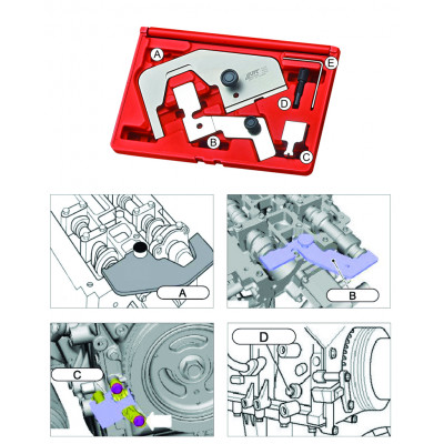Набір фіксаторів FORD ECOBOOST 2.0, 2.3 4437 JTC Набір фіксаторів FORD ECOBOOST 2.0, 2.3 4437 JTC