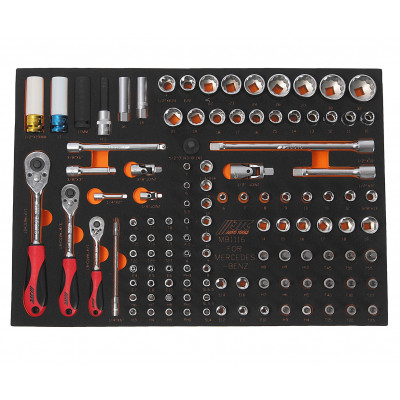 Набір інструментів для Mercedes-Benz (1 секція) MB1116 JTC Набір інструментів для Mercedes-Benz (1 секція) MB1116 JTC