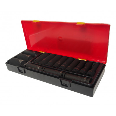 Набір головок ударних глибоких 1/2 '' 12гр. 15од. K4153 JTC Набір головок ударних глибоких 1/2 '' 12гр. 15од. K4153 JTC