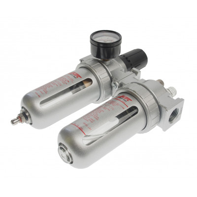 Блок підготовки повітря (лубрикатор + осушувач) 1/2 " 5558 JTC Блок підготовки повітря (лубрикатор + осушувач) 1/2 " 5558 JTC