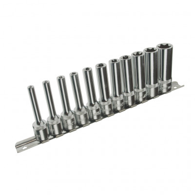 Набор головок глубоких TORX 3/8" Е4-Е18 11ед. H311E JTC Набор головок глубоких TORX 3/8" Е4-Е18 11ед. H311E JTC