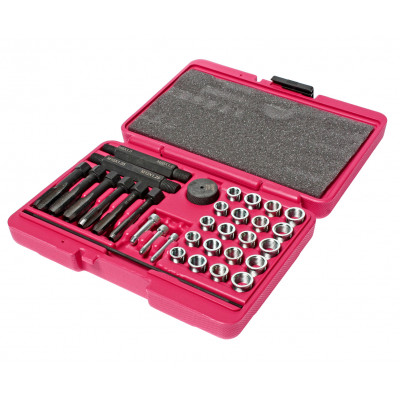 Набір мітчиків для відновлення різьби (свічки розжарювання) 33од. 4053 JTC Набір мітчиків для відновлення різьби (свічки розжарювання) 33од. 4053 JTC