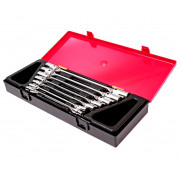 Набор ключей торцевых 6-19мм, с шарниром 7ед. K6072 JTC