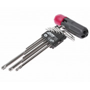 Набор ключей TORX удлиненных T10H-T50H с отверстием 9ед. 3924 JTC