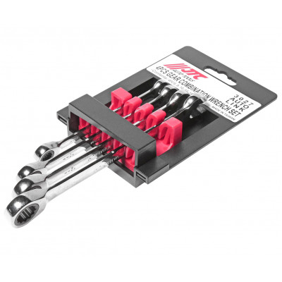 Набор ключей рожково-накидных с трещоткой 8-14мм 4ед. 3027 JTC Набор ключей рожково-накидных с трещоткой 8-14мм 4ед. 3027 JTC