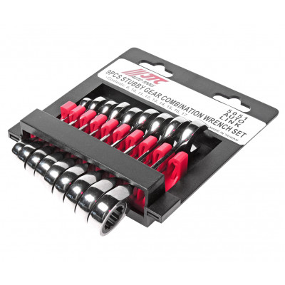 Набор ключей рожково-накидных с трещоткой 8-17мм 9ед. 5051 JTC Набор ключей рожково-накидных с трещоткой 8-17мм 9ед. 5051 JTC