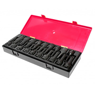 Набор головок ударных 1/2" TORX, HEX, 78мм 19ед. K4191 JTC Набор головок ударных 1/2" TORX, HEX, 78мм 19ед. K4191 JTC