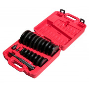 Набор оправок для выпрессовки подшипников, втулок, сальников 70-155мм (шаг 5мм) 4855 JTC