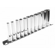 Набор головок торцевых глубоких 1/4" 11ед. H211M JTC