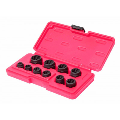 Набор головок для поврежденных гаек 10ед. 1545 JTC Набор головок для поврежденных гаек 10ед. 1545 JTC
