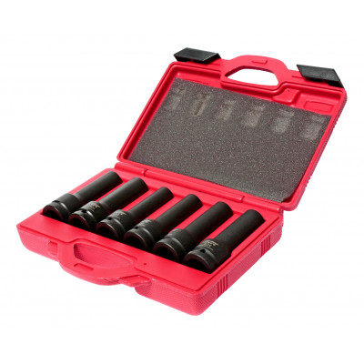 Набір головок ударних TORX E18, E20, E22, E24, 17мм, 19мм 3/4" 6од. J606E JTC Набір головок ударних TORX E18, E20, E22, E24, 17мм, 19мм 3/4" 6од. J606E JTC