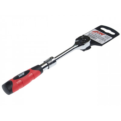 Тріскачка з регульованою довжиною 1/4" 150-200мм 72зубця (гумова ручка) 5025 JTC Тріскачка з регульованою довжиною 1/4" 150-200мм 72зубця (гумова ручка) 5025 JTC