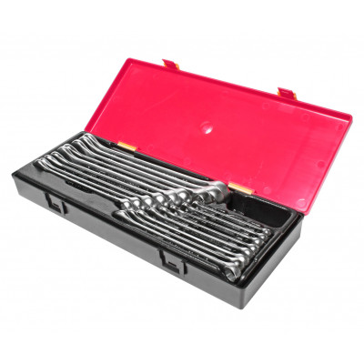 Набор ключей рожково-накидных 6-23мм, европейский стандарт 17ед. K6172 JTC Набор ключей рожково-накидных 6-23мм, европейский стандарт 17ед. K6172 JTC