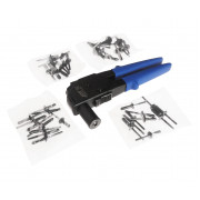 Закльопник кутового типу з комлектом нейлонових заклепок 5211 JTC