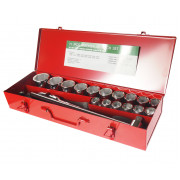 Набор головок торцевых 3/4" 19-50мм 6гр. 21ед. H621M JTC