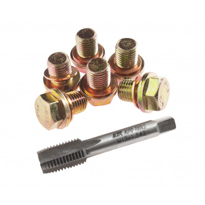 Комплект для ремонта резьбы маслосливных отверстий 13мм 2030 JTC Комплект для ремонта резьбы маслосливных отверстий 13мм 2030 JTC