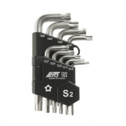 Набор угловых ключей пятилучевых ТS10-ТS50 9ед. (с отвертием) 5355 JTC