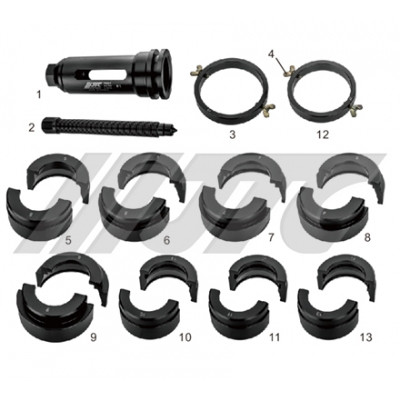 Набір для зняття підшипника переднього колеса вантажівки 7881 JTC Набір для зняття підшипника переднього колеса вантажівки 7881 JTC