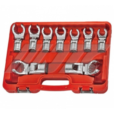 Набор ключей разрезных шарнирных 9ед. 6774 JTC Набор ключей разрезных шарнирных 9ед. 6774 JTC